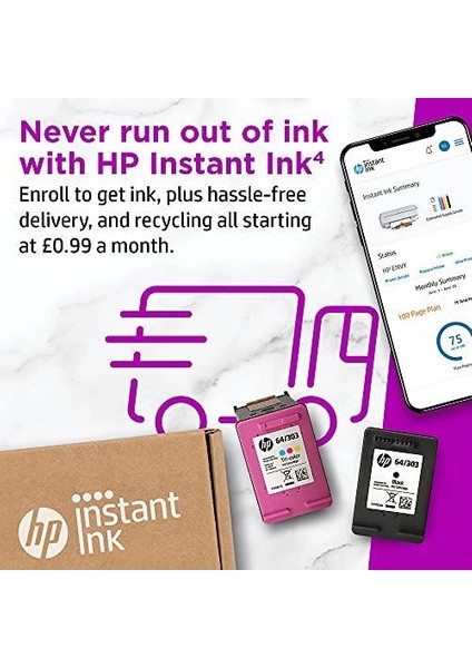 Hp 304 Siyah Mürekkep Kartuş, 120 Sayfa (N9K06AE)