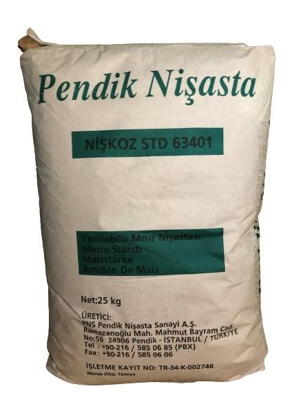 Pendik Mısır Nişastası 25 kg