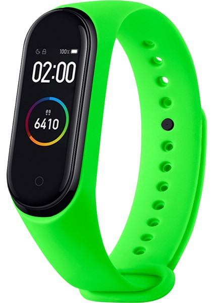 Xiaomi Mi Band 3 ve Mi Band 4 Uyumlu Yüksek Kalite Silikon Kordon