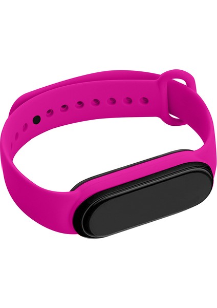 Xiaomi Mi Band 5 ve Mi Band 6 Uyumlu Yüksek Kalite Silikon Kordon