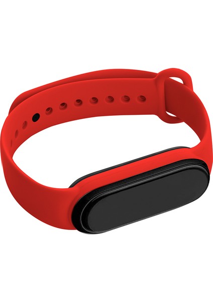 Xiaomi Mi Band 5 ve Mi Band 6 Uyumlu Yüksek Kalite Silikon Kordon