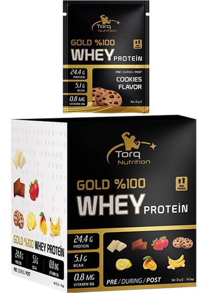 Gold Whey Protein 35 Gr X 14 Şase - Kurabiye