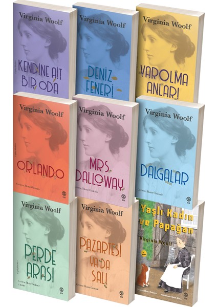 Kendine Ait Bir Oda - Deniz Feneri - Varolma Anları - Orlando - Dalgalar - 9 Kitap - Virginia Woolf