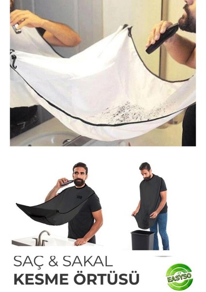 Yıkanabilir Pratik Evde Saç Sakal Traş Önlüğü, Sakal Kesme Örtüsü Traş Önlüğü fiyatları