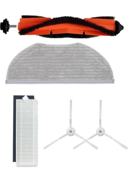 Xiaomi Essential Mjstg1 Uyumlu Yedek Fırça Filtre Mop Seti-5 Parça