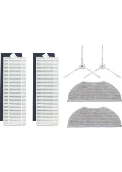Xiaomi Essential Mjstg1 Uyumlu Yedek Hepa Filtre Yan Fırça Mop-6 Parça
