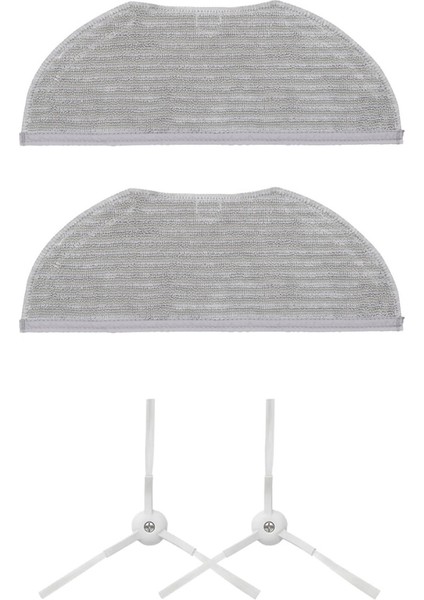 Xiaomi Essential Mjstg1 Uyumlu Yedek Mop ve Yan Fırça-4 Parça