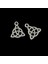 50 Adet Boncuk Düğüm Triquetra Antik Gümüş Charm PENDANTS15 x 17MM (Yurt Dışından) 5