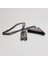 TS001529 Üçgen Muska Saklayıcı 925 Ayar Gümüş Tasarım Erkek Kolye 70 cm 3mm 2