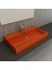 Bocchi Milano Tezgah Üstü Lavabo 80 Cm Parlak Turuncu 1377-012-0126 2