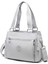 Krinkıl Kumaş Omuz Çantası BC 1125 - Açık Gri 3