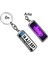 Kişiye Özel Jeep Neon Mor Logo Tema Plaka Anahtarlık 1