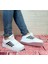 Bestof 074 Beyaz Sneaker Düz Taban Hafif Rahat Spor Çift Ayakkabısı 3