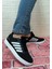 Bestof 074 Siyah Sneaker Düz Taban Hafif Rahat Spor Çift Ayakkabısı 2
