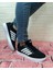 Bestof 074 Siyah Sneaker Düz Taban Hafif Rahat Spor Çift Ayakkabısı 3