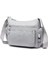Krinkıl Kumaş Su Geçirmez Kadın Çapraz Çanta BC 1115 - Açık Gri 3