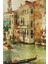 Venedik Kanalları Yağlıboya Çalışması Dekoratif Kanvas Duvar Tablosu 3