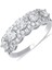 Preciosa Zirconia Taşlı Gümüş Beştaş Yüzük YZG.393 1