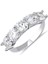 Preciosa Zirconia Taşlı Gümüş Beştaş Yüzük YZG.377 1