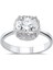 Preciosa Zirconia Taşlı Gümüş Tektaş Yüzük YZG.379 2