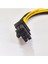8 Pin Pci Express Ekran Kartı Power Güç Çevirici Çoklayıcı Kablo 3