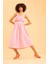 Crop Kare Yaka Kolsuz Askılı Poplin %100 Pamuk Bluz X6728AZ22SM 3
