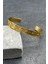 Lilyum Figürlü Gold Renk Erkek Kelepçe Bileklik FRJ11163-1263-G 2