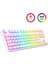 KB-R136 Ghost Beyaz Type-C Bağlantılı Rgb Puding Tuşlu Haylou Red Switch 1000 Hz Us Gaming Oyuncu Klavye 1