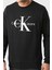 Calvin Klein Organik Pamuklu Regular Fit Bisiklet Yaka Sweatshirt 1