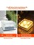 4ADET Solar Güneş Enerjili 4ledli Buz Cam Zemin Dekoratif Bahçe Aydınlatma Kristal Havuz 3