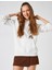 Kedi İşlemeli Sweatshirt Kapüşonlu Uzun Kollu 2
