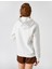 Kedi İşlemeli Sweatshirt Kapüşonlu Uzun Kollu 4