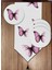 Pembe Kelebekler 6'lı Supla ve Runner Set 1