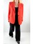 Turuncu Astarlı Blazer Ceket 2