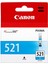 Canon 521 Mavi (Cyan) Kartuş (CLI-521C) 2