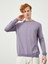 Bisiklet Yaka %100 Pamuk Regular Fit Basic Kazak 2