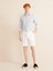 %100 Keten Regular Fit Basic Şort 1