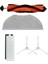 Xiaomi Essential Mjstg1 Uyumlu Yedek Fırça Filtre Mop Seti-5 Parça 1