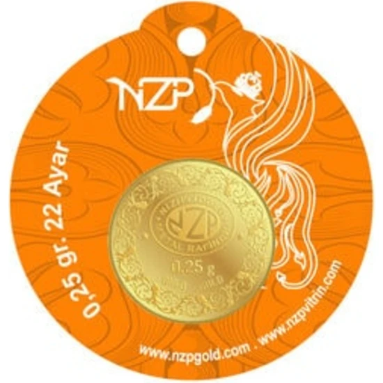 NZP Gold 0.25 Gram 22 Ayar Altın