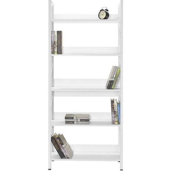 adore mobilya Profile Kitaplık 5 Raflı Diamond Beyaz Fiyatı
