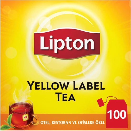 Lipton Yellow Label Bardak Poşet Çay 100'LÜ