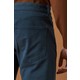 AC&Co / Altınyıldız Classics Erkek Petrol Kanvas Slim Fit Dar Kesim 5 Cep Esnek Pantolon