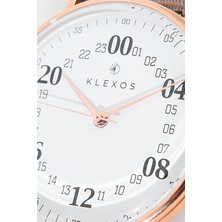 Klexos 24 Saat Kadranlı Kol Saati | Dream Hierapolis Rose Gold