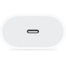 Worldway Apple iPhone 12 Mini Uyumlu Type-C To Lightning Pd Hızlı Şarj Cihazı / Şarj Aleti 20W (Şarj Başlığı Adaptör)