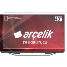 Best Ekran Arçelik 43" 108 Ekran Tv Ekran Koruyucu 7-8-9 serisi 4k Qled Oled uhd imperium android google Smart tv uyumlu