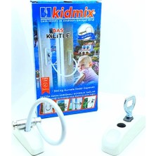 Kidmix Çelik Halatlı Pvc-Pencere Çocuk Emniyet Kilidi