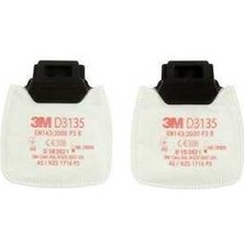 3m D3135 P3 Secure Click Toz Filtresi (1 Çift)