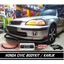 Honda Civic 1998-2005 Ön Tampon Eki Bodykit Karlık Lip