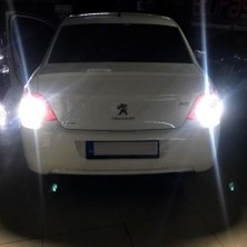 Eraks Tek Duy 93 Mercekli Geri Vites LED Sinyal Ampülü ve Park Ledi Beyaz  (2'li Paket)