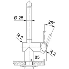 Franke Gold Spiralli Atlas Neo Doccia Armatür
